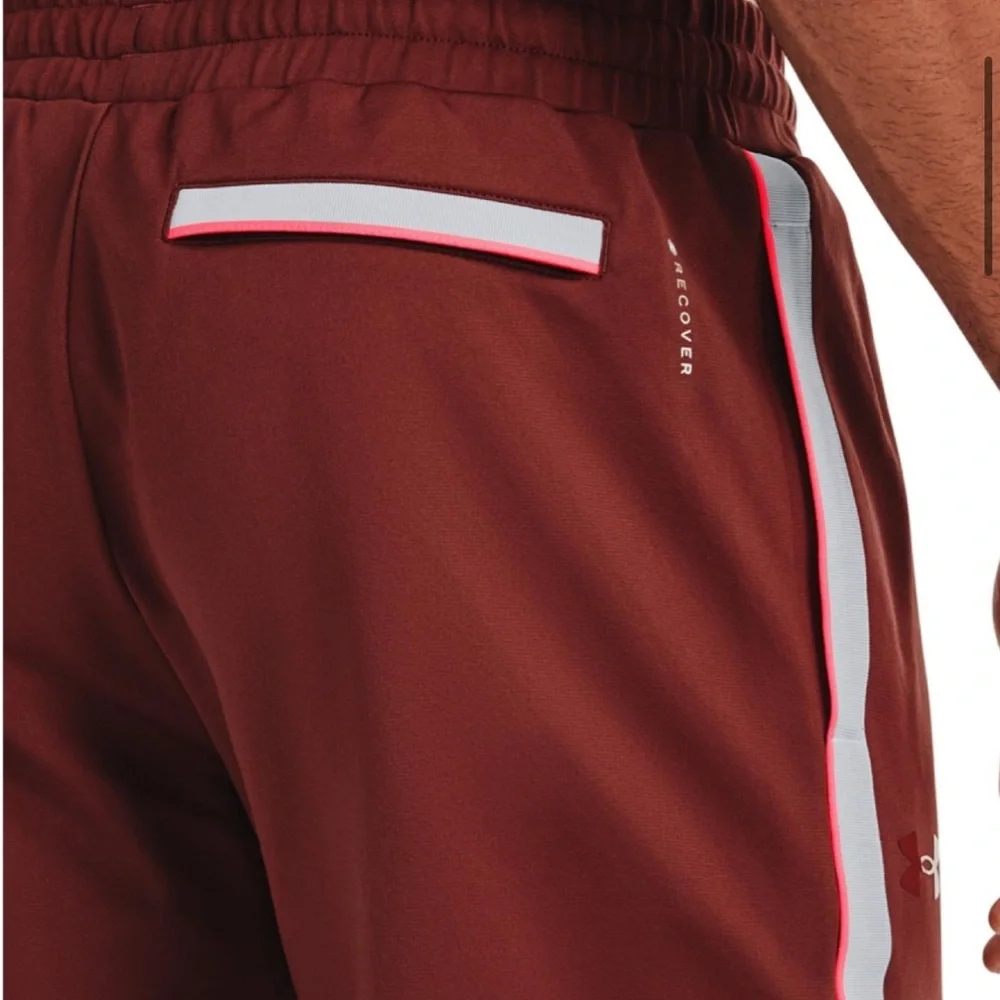 NWT Men’s Under Armour Athlete Recovery Maroon Joggers/ Sweatpants Sz‎ Small